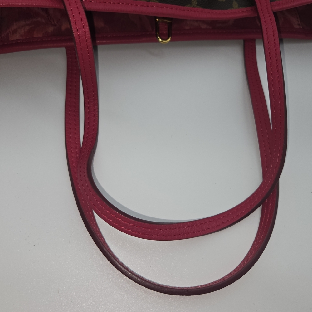 Louis Vuitton Brown and Pink Monogram Tote Bag - Picture 10 of 10